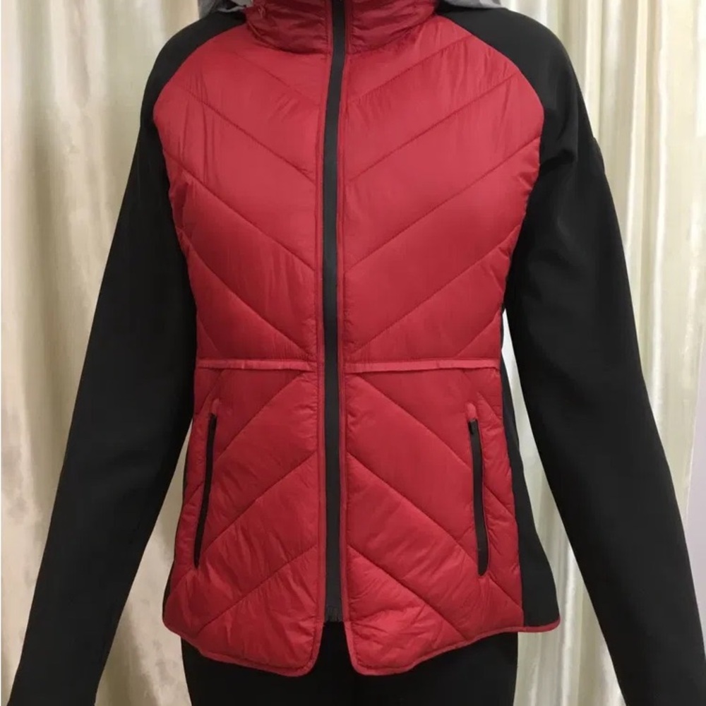 Long Tall Sally (Point Zero) Red and Black Puffer Jacket